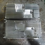 CNC machining aluminum heat sink parts